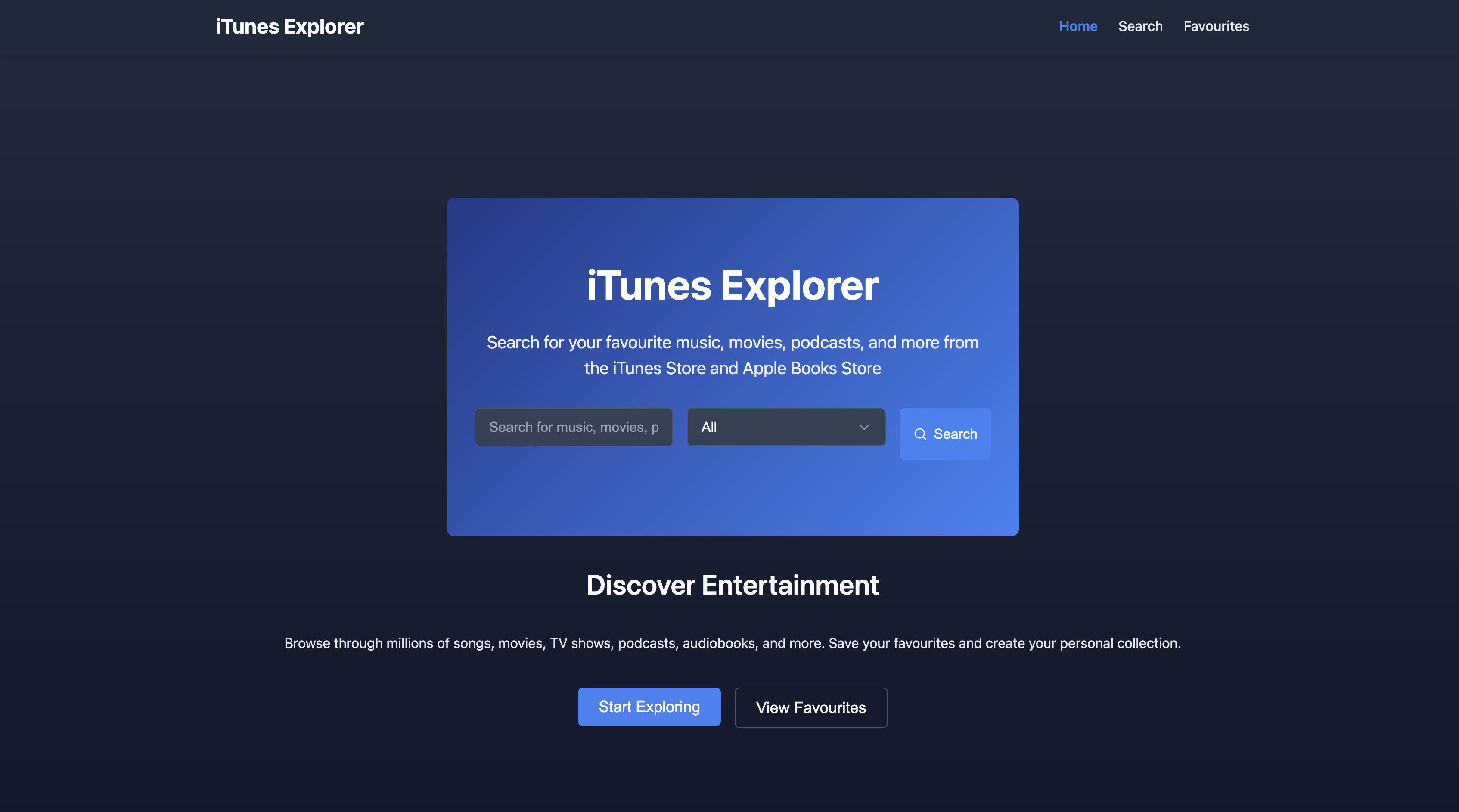 Itunes API Explorer